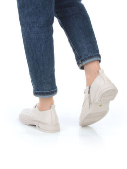 03-HP9960M BEIGE Полуботинки женские (натуральная кожа) - Фабричный китай фото 3