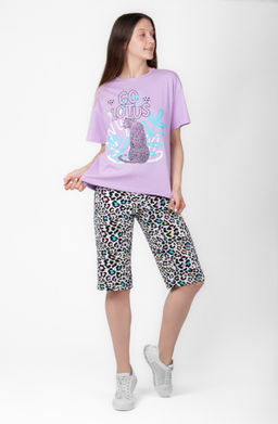 Костюм Ветер К-354 (42-56) кулирка - Лотос фото 5