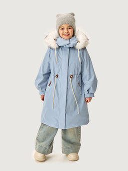 Парка 5з4426 синий туман