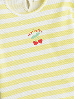 ?izgili K?z ?ocuk Bluz ve ?ort 2li