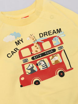 CRB wear / CSBB 90294-30-436 Комплект для мальчика (джемпер, брюки),желтый/Ex.Cherubino  фото 4