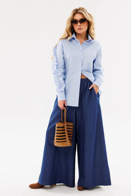 Рубашка AmberA 1097 голубой