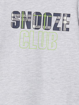 Bisiklet Yaka Erkek ?ocuk Pijama Tak?m?