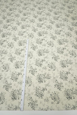 Сатин Винтажный романс цв.серый, ш.2.5м, хлопок-100%, 115гр/м.кв - Купава фото 2