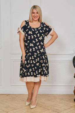 Сарафан Luxury Moda 1079 темно-синий