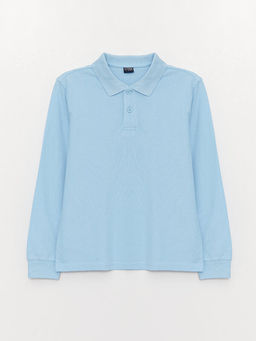 Polo Yaka Basic Uzun Kollu Erkek ?ocuk Ti??rt
