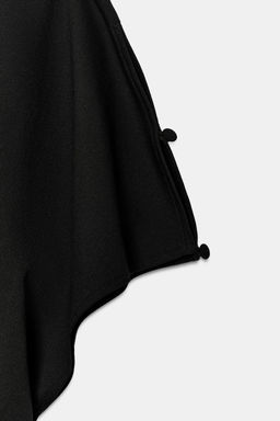 VESTIDO CORTO DRAPEADO CINTUR?N / Negro - Zara фото 7