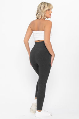 Лосины в рубчик утепленные - Lt collection фото 3