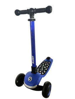 Самокат трехколесный Slider, светящиеся полиуретановые колёса и платформа, руль складной фото 2