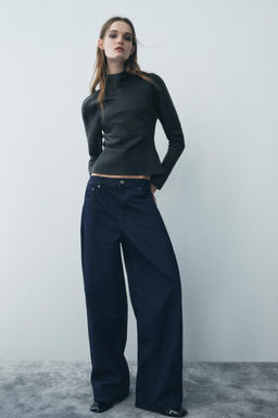 ZW COLLECTION RELAXED FIT MID-RISE JEANS