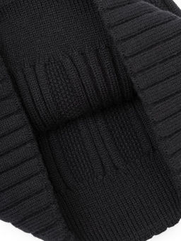 Шапка жен. виск+нейл+каш LB-A53068 black