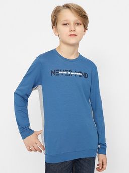 CRB wear/CWJB 63338-42-340 Джемпер для мальчика,синий/Ex.Cherubino