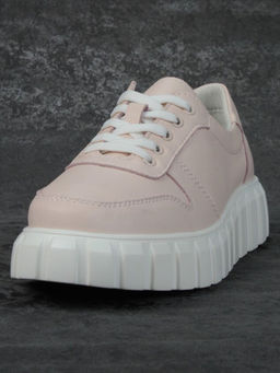 05-PDA96-2 LT. PINK Кроссовки женские (натуральная кожа)