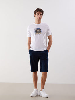 Rahat Kal?p Gabardin Erkek Bermuda ?ort