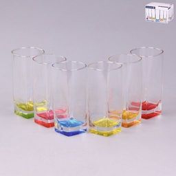Набор стаканов STERLING RAINBOW 330мл высокий 6шт