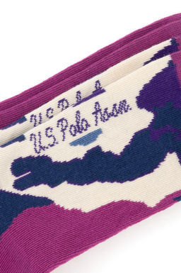 Женские фиолетовые носки Неожиданная скидка в корзине - U.s. polo assn фото 3