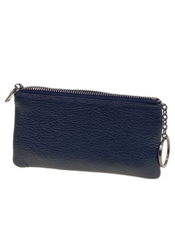 Ключница из натуральной кожи, цвет синий - Greta фото 2