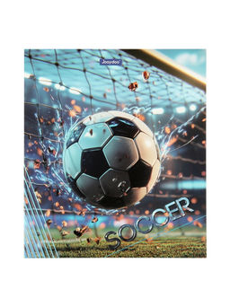 Комплект 12 тетрадей, 48 листов, клетка, 60гр, 4 вида, Футбол, выборочный уф-лак