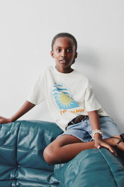 SUN T-SHIRT WITH CUT-OUT DETAIL