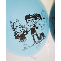 Цена за 2 шт. Воздушные шары латексные 12" «Влад А4», 5 шт., МИКС