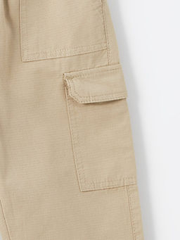 Beli Lastikli Basic Erkek Bebek Kargo Pantolon - Waikiki фото 2