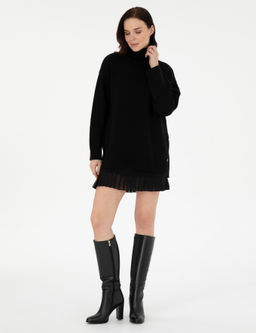 Siyah Oversize Kazak - Pierre cardin фото 4