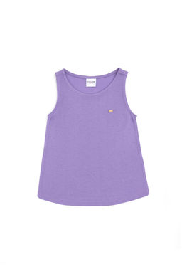 Сиреневая футболка для девочки