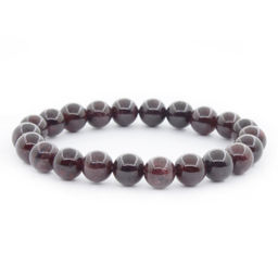 Гранат 9мм, браслет Классика длиной 17см