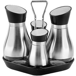 31022 Набор д/специй на подставке 5пр нерж/ст/стекл/пластик/металл (16 специй внутри) MB (х6) - Mayer&boch фото 2