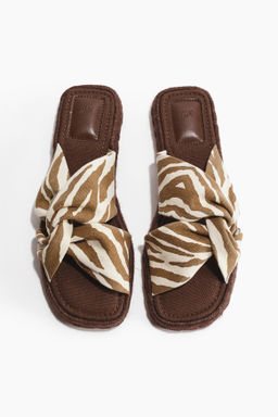 Sandalias alpargata de algod?n
