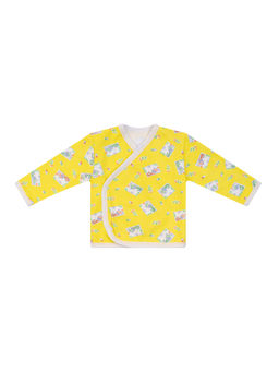 Кофточкараспашонка лимон с принтом кот