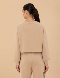 Bej Sweatshirt
