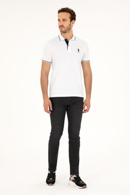U. S. Polo Assn / Мужская белая базовая футболка - U.s. polo assn фото 4