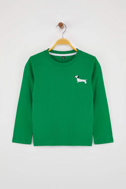 Turuncu-Yesil-Siyah 100%Pamuk 3lu Animal Bask? Regular Orme Unisex T-Shirt TKDAW26TS00009 - Trendyolmilla фото 6