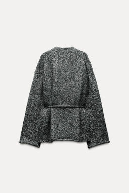 BELTED KNIT CARDIGAN - Zara фото 3