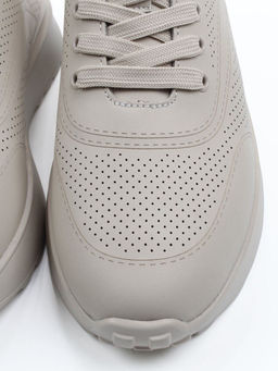 03-YH595-3 DK. BEIGE Кроссовки летние женские (натуральная кожа)