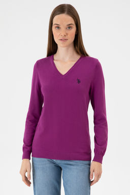 KadДn Violet V Yaka Basic Kazak