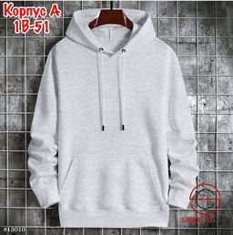 Толстовка из двунитки с капюшоном - Bruno фото 8