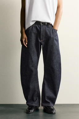 JEANS STRAIGHT BARREL FIT / ?ndigo - Zara фото 2
