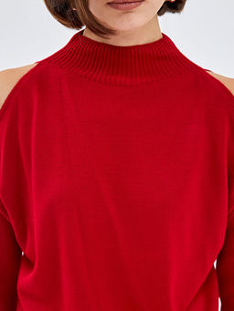 Dik Yaka Kad?n Triko Kazak