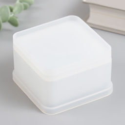 Молд силикононовый «Шкатулка квадрат» с крышкой 8 х 8 х 5,1 см