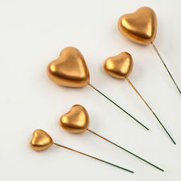 Набор для украшения Сердечки, цвет золото
