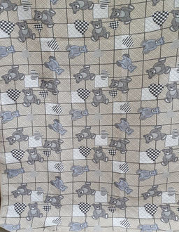 Покрывало детское мишки бежево - серые - Гобеленглавснаб фото 2