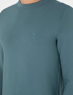 Мятный зауженный свитер - Cacharel фото 7