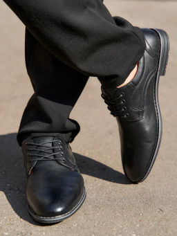 Туфли муж., черный, классика, э/к