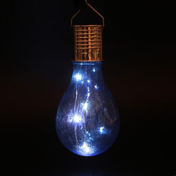 Садовый светильник на солнечной батарее Лампочка, 8148 см, 5 LED, свечение белое - Luazon lighting фото 9