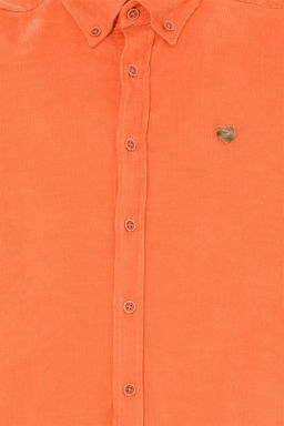 Мужская рубашка с длинным рукавом кирпичного цвета - U.s. polo assn фото 6