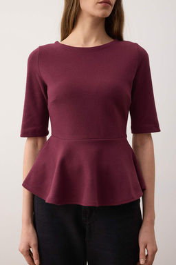 Murdum Peplum/Bel Oturmal? Truvakar Kol Gizli Fermuarl? Orme Bluz TWOAW26BZ00269 - Trendyolmilla фото 3