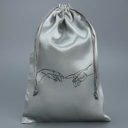 Цена за 5 шт. Мешок атласный Касание, 20 х 30 см