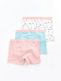 Bask?l? K?z ?ocuk Boxer 3l? - Waikiki фото 2